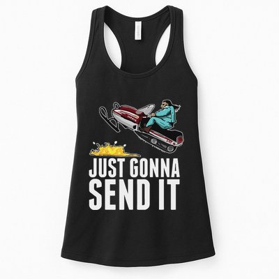 Cool Just Gonna Send It Womens Tank Top