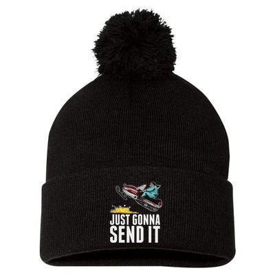 Cool Just Gonna Send It Pom Pom 12in Knit Beanie