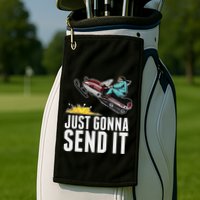 Cool Just Gonna Send It Golf Towel