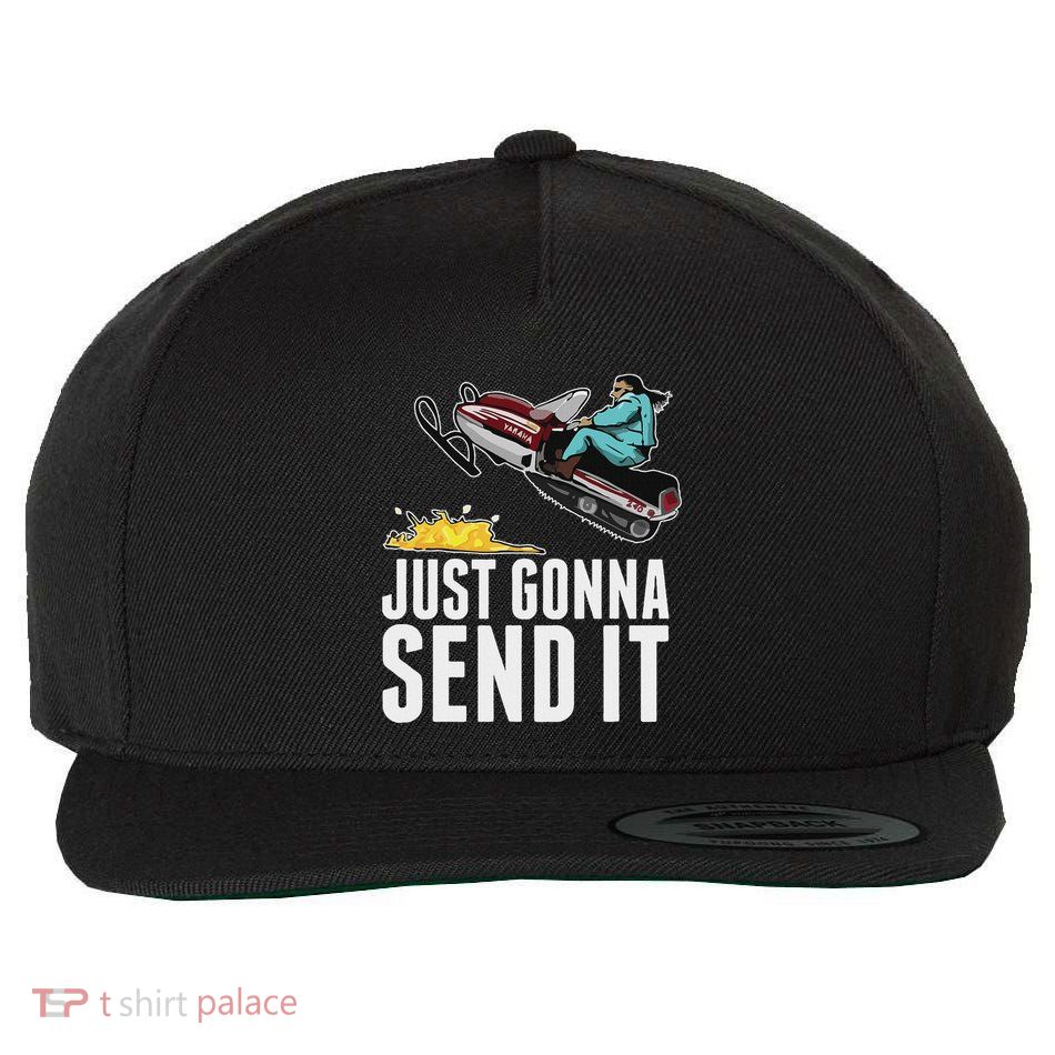 Cool Just Gonna Send It Wool Snapback Cap