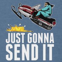 Cool Just Gonna Send It Garment-Dyed Sweatshirt
