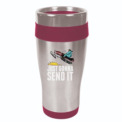 Cool Just Gonna Send It 16oz Travel Tumbler