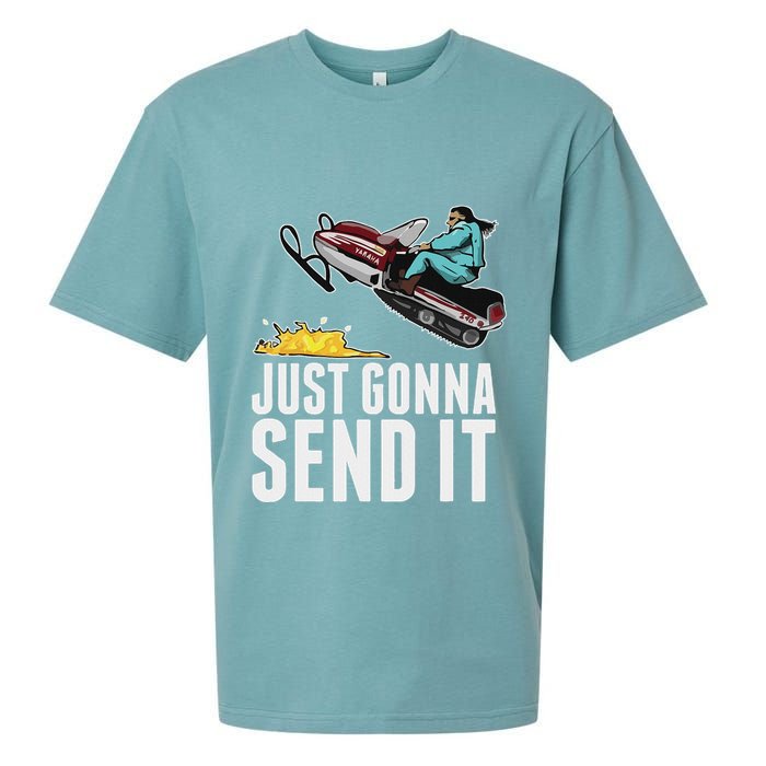 Cool Just Gonna Send It Sueded Cloud Jersey T-Shirt