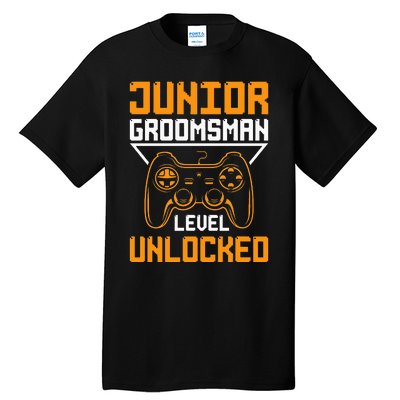 Cute Junior Groomsman Gaming Wedding Party Jr Gift Tall T-Shirt