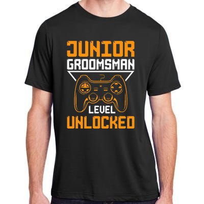 Cute Junior Groomsman Gaming Wedding Party Jr Gift Adult ChromaSoft Performance T-Shirt