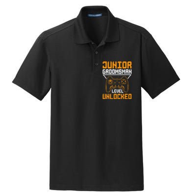 Cute Junior Groomsman Gaming Wedding Party Jr Gift Dry Zone Grid Polo