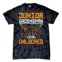 Cute Junior Groomsman Gaming Wedding Party Jr Gift Tie-Dye T-Shirt