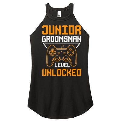 Cute Junior Groomsman Gaming Wedding Party Jr Gift Women’s Perfect Tri Rocker Tank