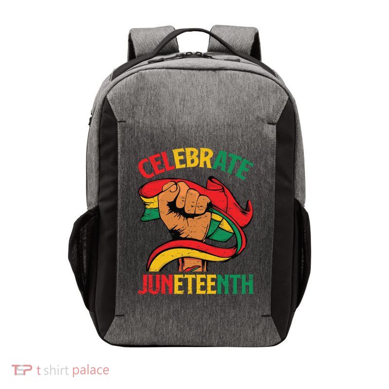 Celebrate Juneteenth Graphic Vector Backpack