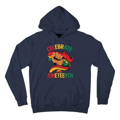 Celebrate Juneteenth Graphic Tall Hoodie