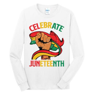 Celebrate Juneteenth Graphic Tall Long Sleeve T-Shirt