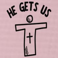 Christian JESUS HE GETS US 25L Jumbo Tote