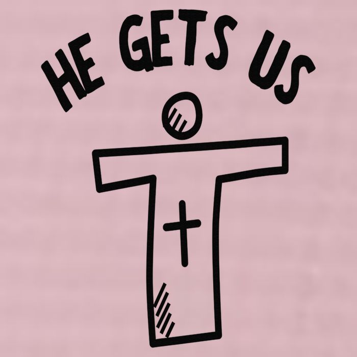 Christian JESUS HE GETS US 25L Jumbo Tote