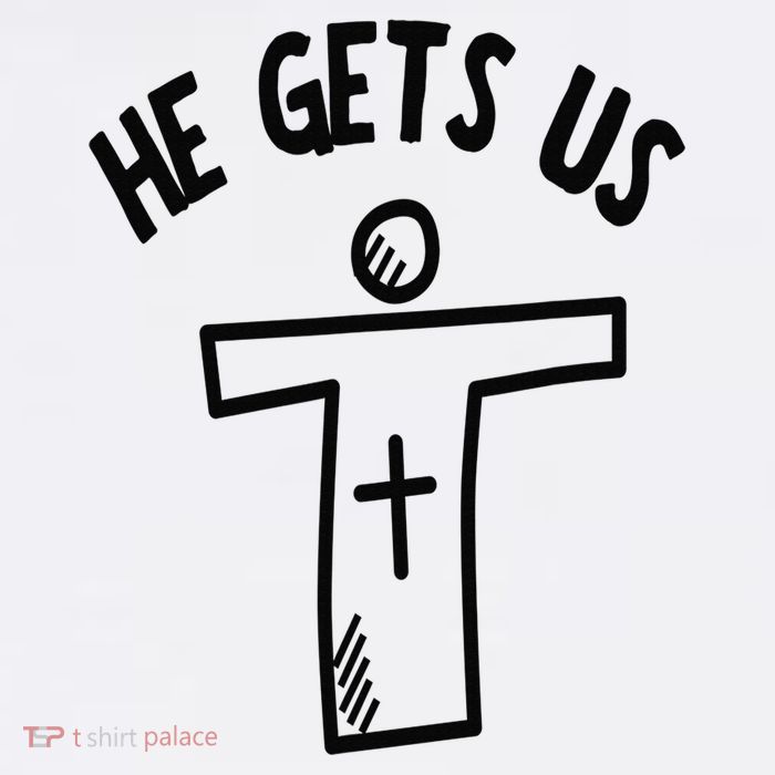 Christian JESUS HE GETS US Cool Comfort Performance Bucket Hat
