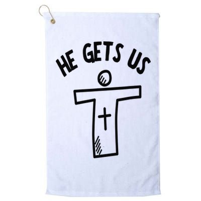 Christian JESUS HE GETS US Golf Towel