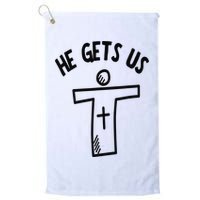 Christian JESUS HE GETS US Golf Towel