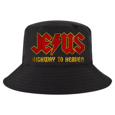 Christ Jesus Highway To Heaven Superhero Jesus Christian Cool Comfort Performance Bucket Hat