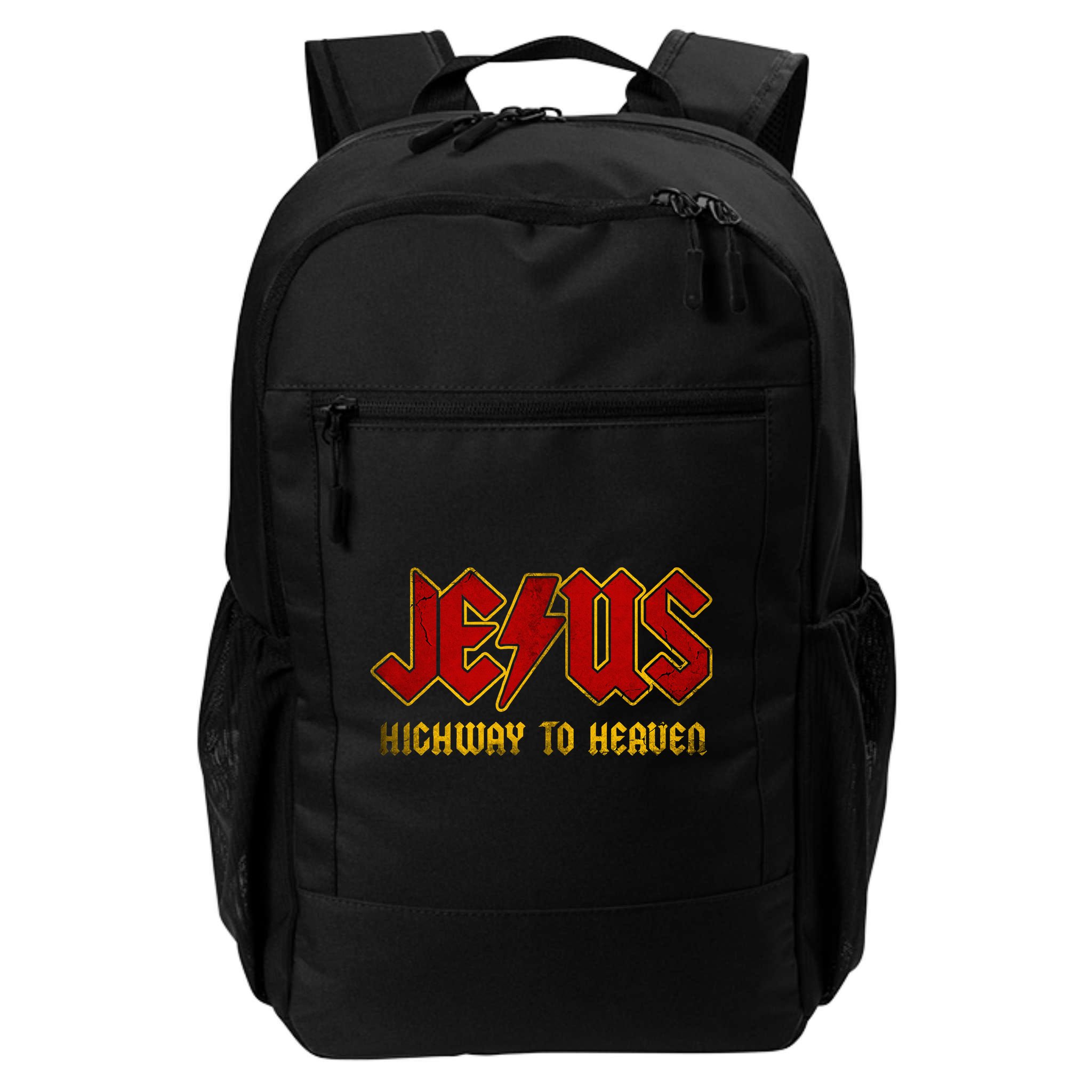 Christ Jesus Highway To Heaven Superhero Jesus Christian Backpack