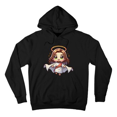 Cute Jesus Hero Christian Church Superhero Faith God Hoodie