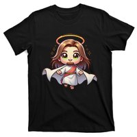 Cute Jesus Hero Christian Church Superhero Faith God T-Shirt