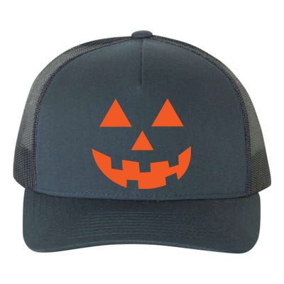 Classic Jackolantern Halloween Pumpkin Face Trick Or Treat Gift Yupoong Adult 5-Panel Trucker Hat