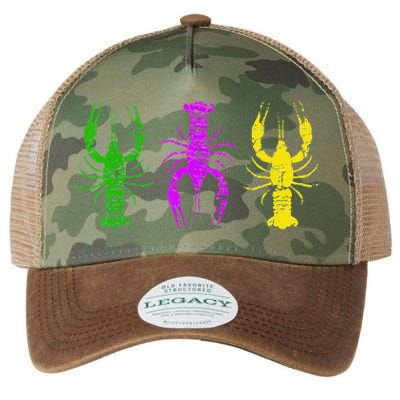 Crawfish Jester Hat Bead New Orleans Mardi Gras Legacy Tie Dye Trucker Hat