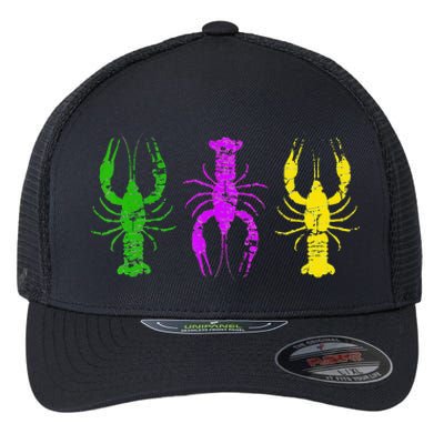 Crawfish Jester Hat Bead New Orleans Mardi Gras Flexfit Unipanel Trucker Cap