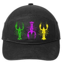 Crawfish Jester Hat Bead New Orleans Mardi Gras 7-Panel Snapback Hat