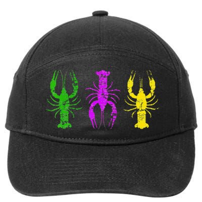 Crawfish Jester Hat Bead New Orleans Mardi Gras 7-Panel Snapback Hat