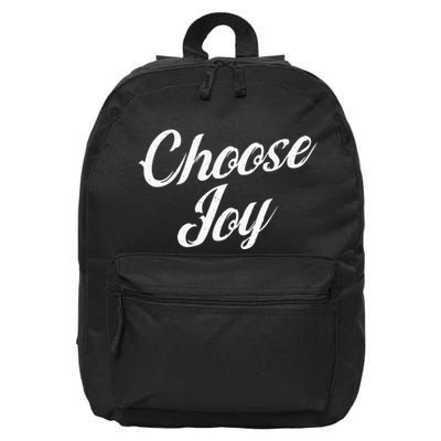 Choose Joy Happy Choose Joy 16 in Basic Backpack