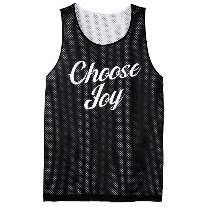 Choose Joy Happy Choose Joy Mesh Reversible Basketball Jersey Tank