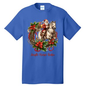 Christmas Jingle Horse Rodeo Winter Funny S Gift Tall T-Shirt