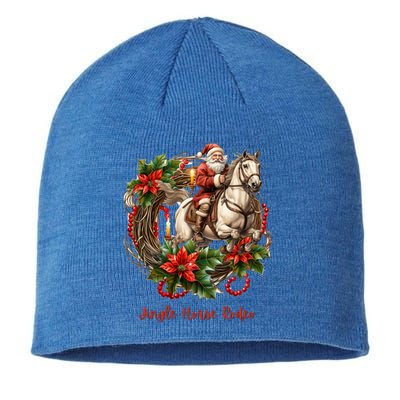 Christmas Jingle Horse Rodeo Winter Funny S Gift Sustainable Beanie