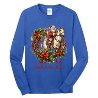 Christmas Jingle Horse Rodeo Winter Funny S Gift Tall Long Sleeve T-Shirt