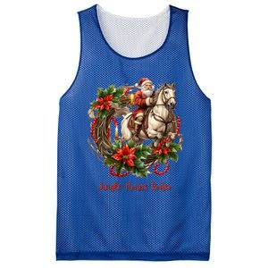 Christmas Jingle Horse Rodeo Winter Funny S Gift Mesh Reversible Basketball Jersey Tank