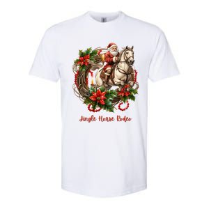 Christmas Jingle Horse Rodeo Winter Funny S Gift Softstyle CVC T-Shirt