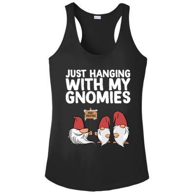 Christmas Just Hanging With My Gnomies Merry Christmas Eve Gift Ladies PosiCharge Competitor Racerback Tank