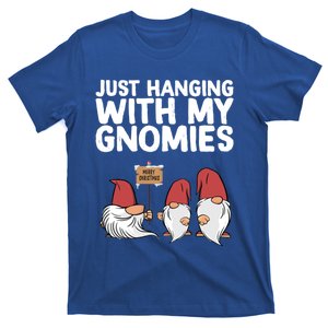 Christmas Just Hanging With My Gnomies Merry Christmas Eve Gift T-Shirt