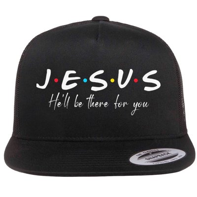 Christian Jesus He'll be there for You Love like Jesus Flatbill Hat