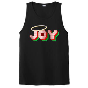 Christmas Joy Halo Xmas Knitted Faith Gift PosiCharge Competitor Tank