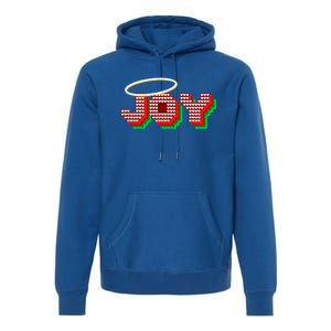 Christmas Joy Halo Xmas Knitted Faith Gift Premium Hoodie