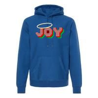 Christmas Joy Halo Xmas Knitted Faith Gift Premium Hoodie