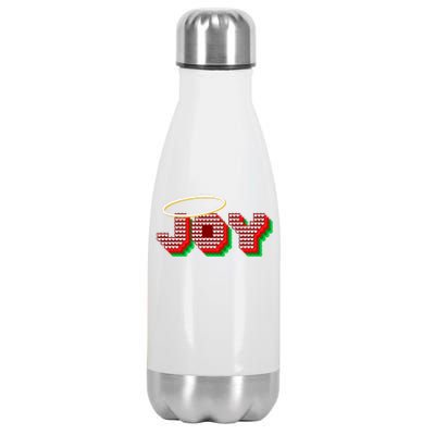 Christmas Joy Halo Xmas Knitted Faith Gift Stainless Steel Insulated Water Bottle