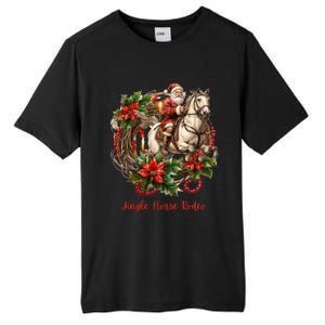 Christmas Jingle Horse Rodeo Winter Funny S Gift Tall Fusion ChromaSoft Performance T-Shirt