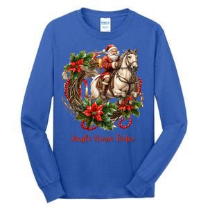 Christmas Jingle Horse Rodeo Winter Funny S Gift Tall Long Sleeve T-Shirt