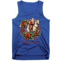 Christmas Jingle Horse Rodeo Winter Funny S Gift Tank Top