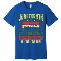 Celebrating Juneteenth Independence Day Black Freedom 1865 Gift Premium T-Shirt