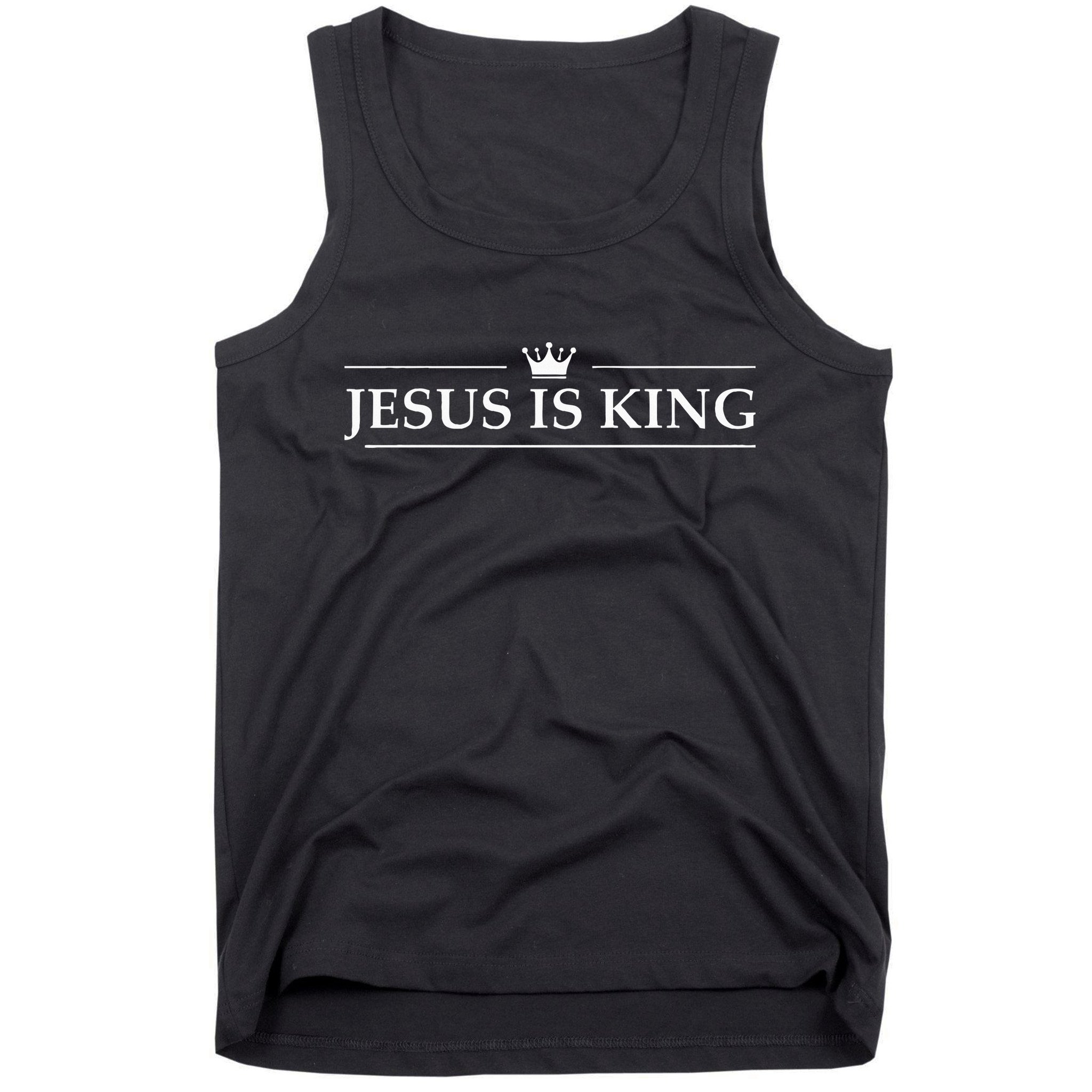 Christian Jesus Is King Tank Top