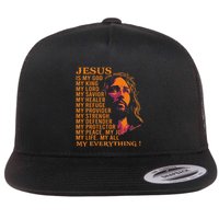 Christian Jesus Is My God King Lord And Savior Flat Bill Trucker Hat