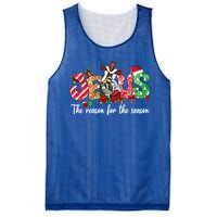 Christmas Jesus Is The Reason For The Season Jesus Pajamas  Mesh Reversible Basketball Jersey Tank